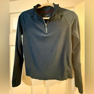 Girl’s Old Navy Dark Teal Quarter-Zip Pullover